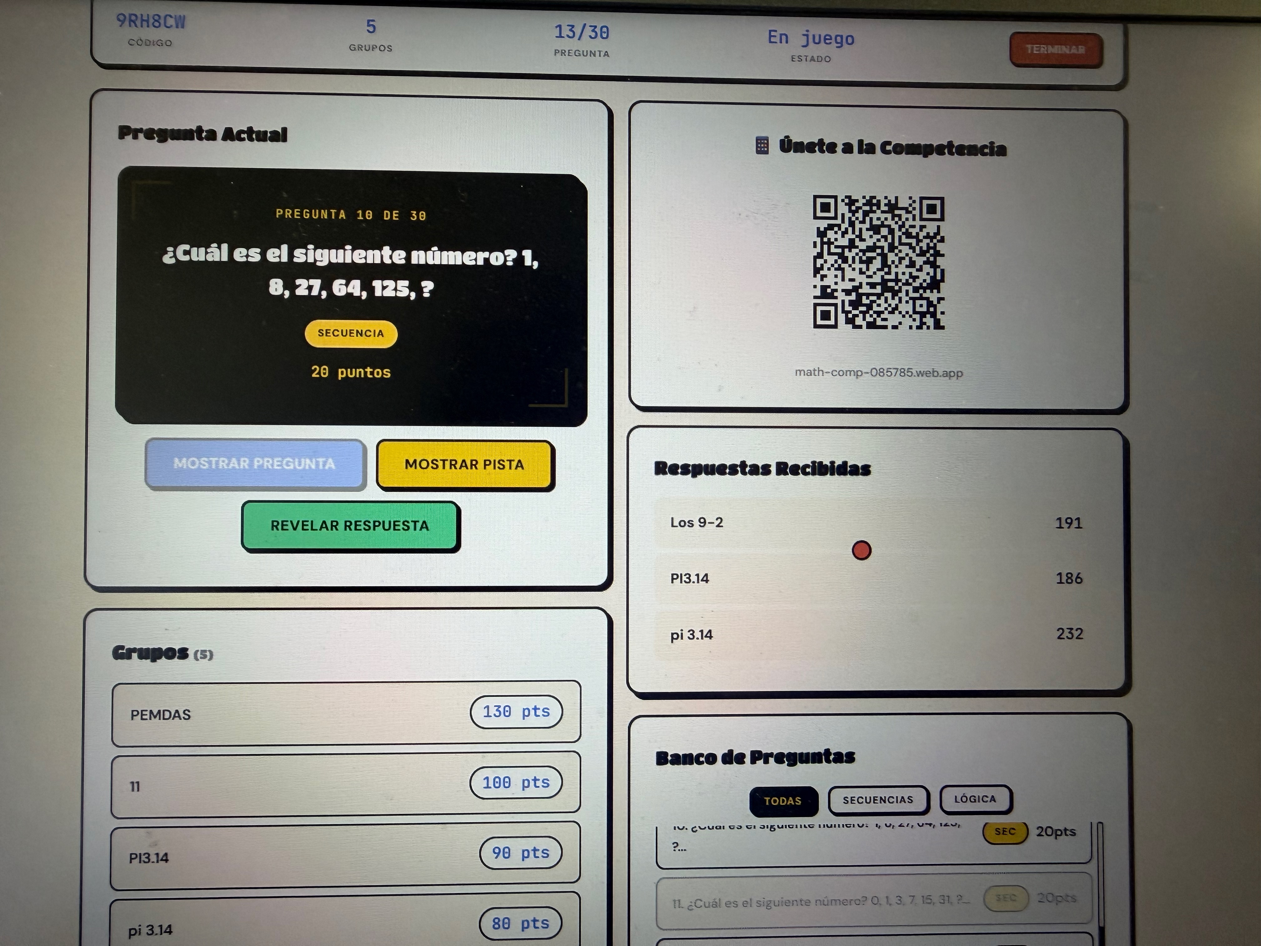 Actividades del Club Misión Matemática